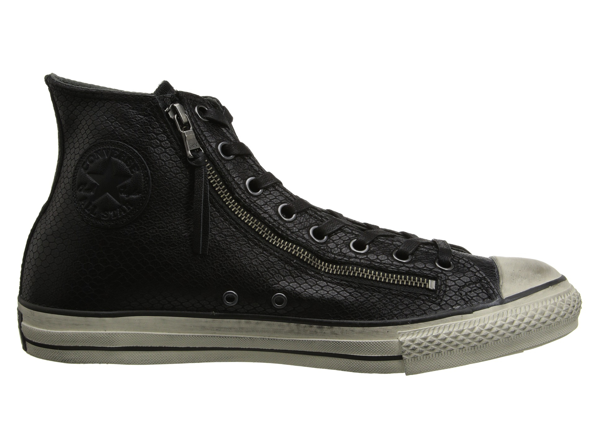 Converse Chuck Taylor All Star Leather Double Snake | Lyst