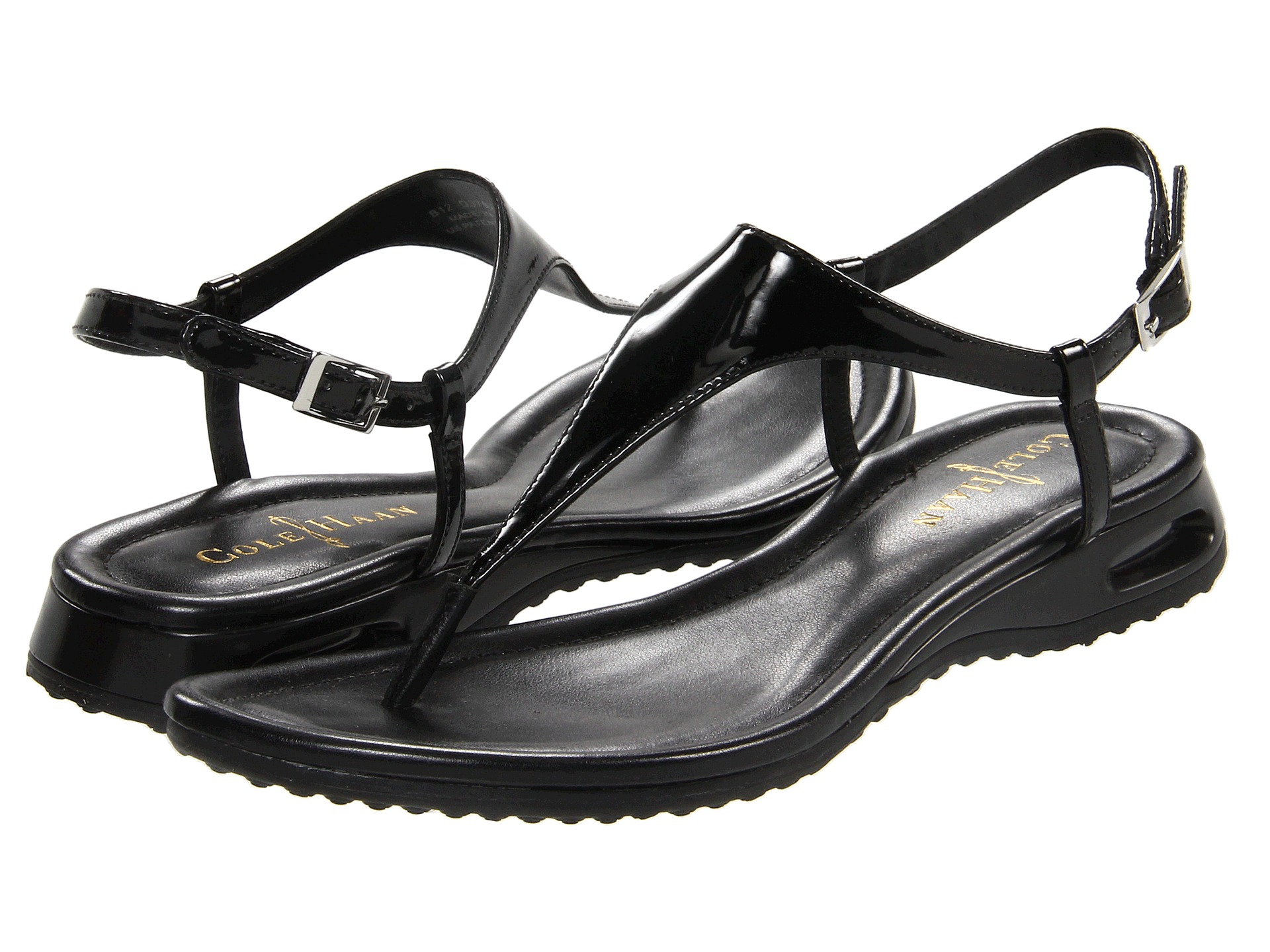 Cole Haan Air Bria Thong Sandal in Black | Lyst