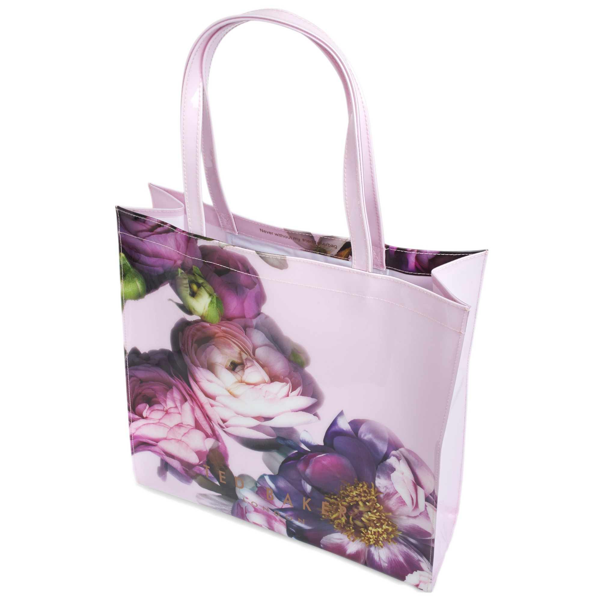 Ted Baker Sunlit Floral Large Icon Shopper Bag in Pale Pink (Pink) - Lyst