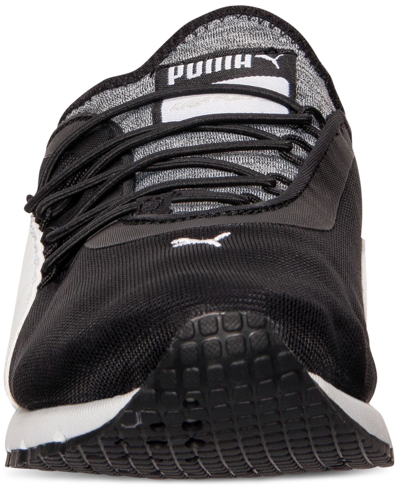 puma slip ons black women