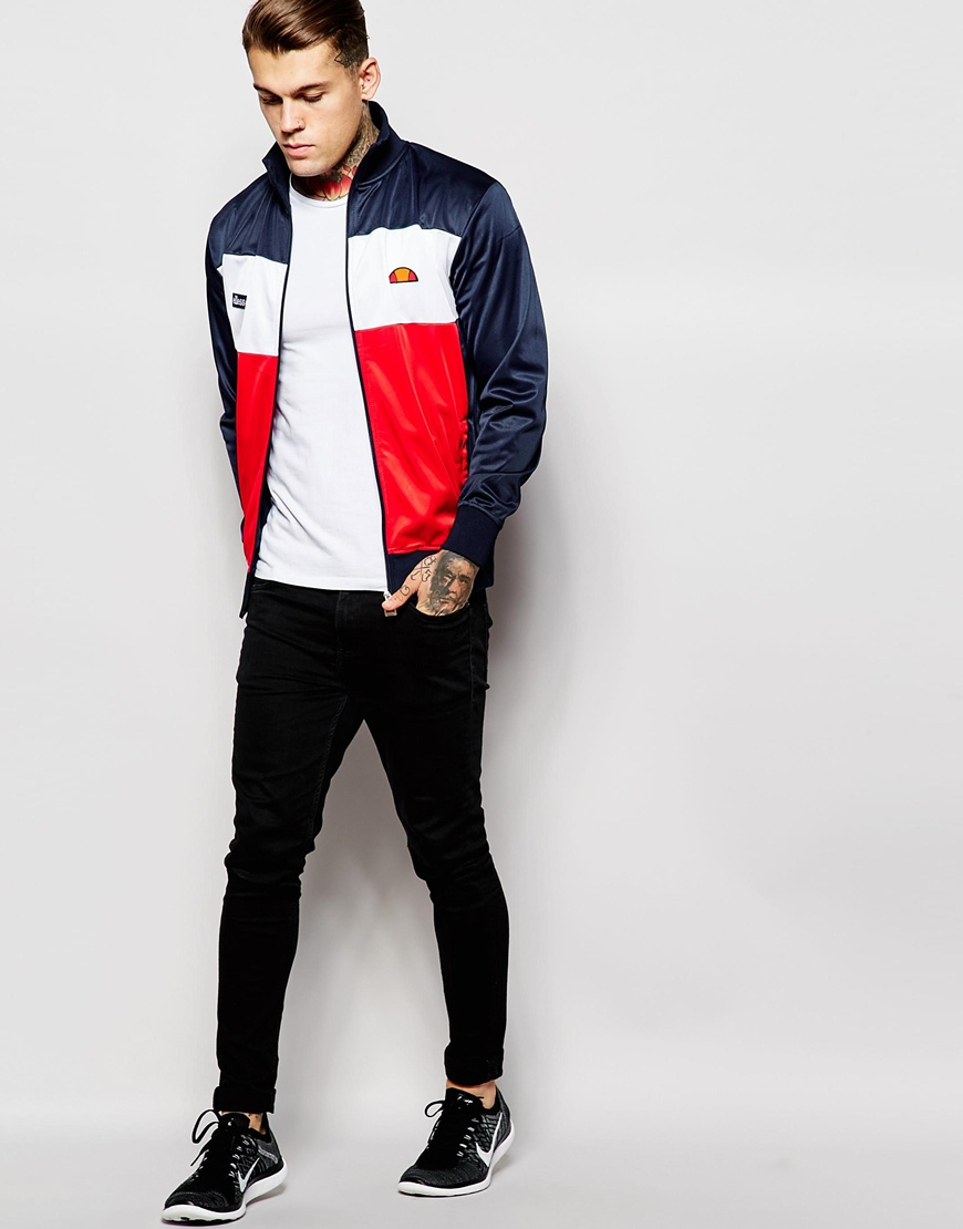 Ellesse Caprini Track Jacket in Navy (Blue) for Men Lyst