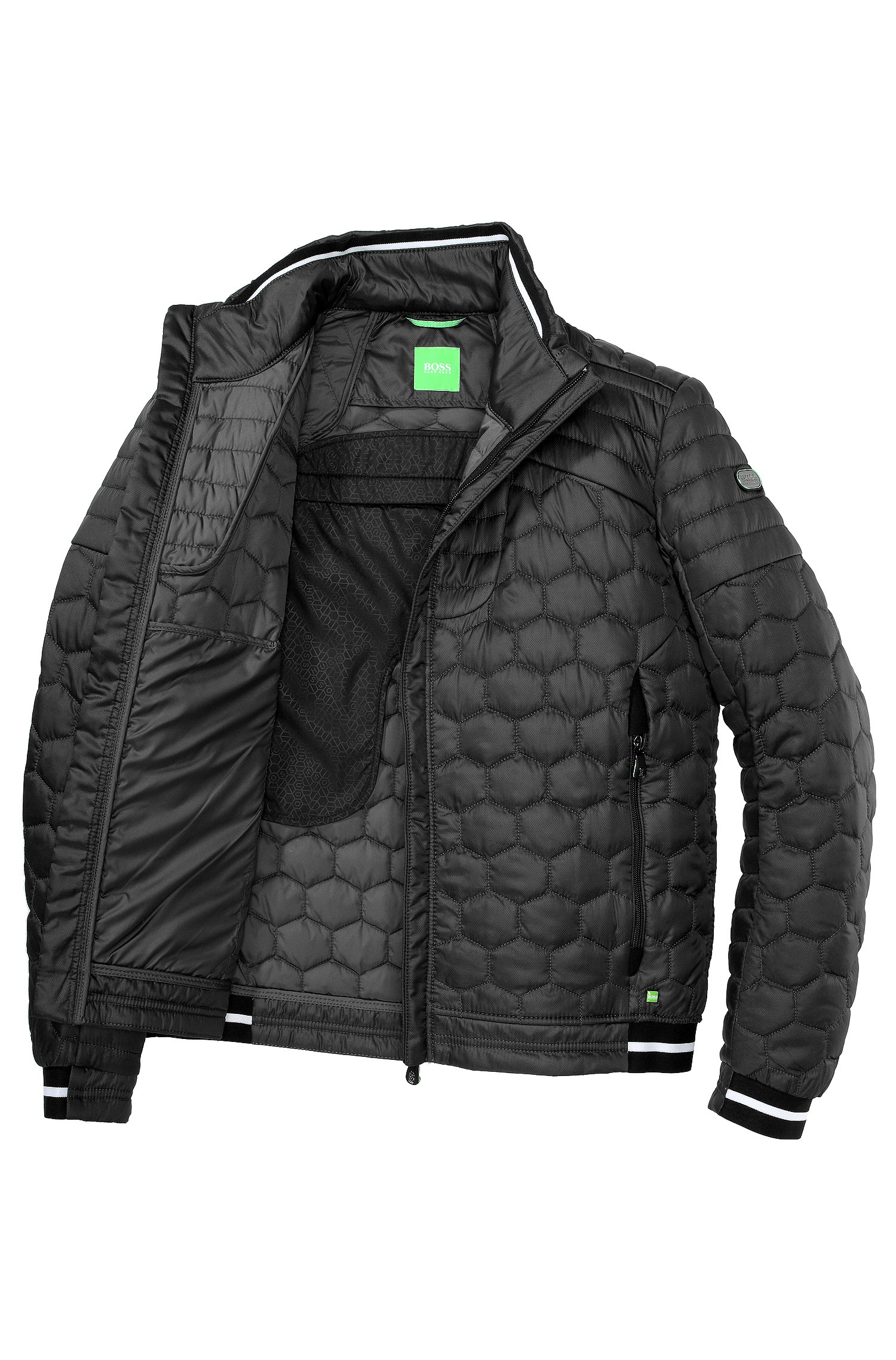 hugo boss quilted jacket mens