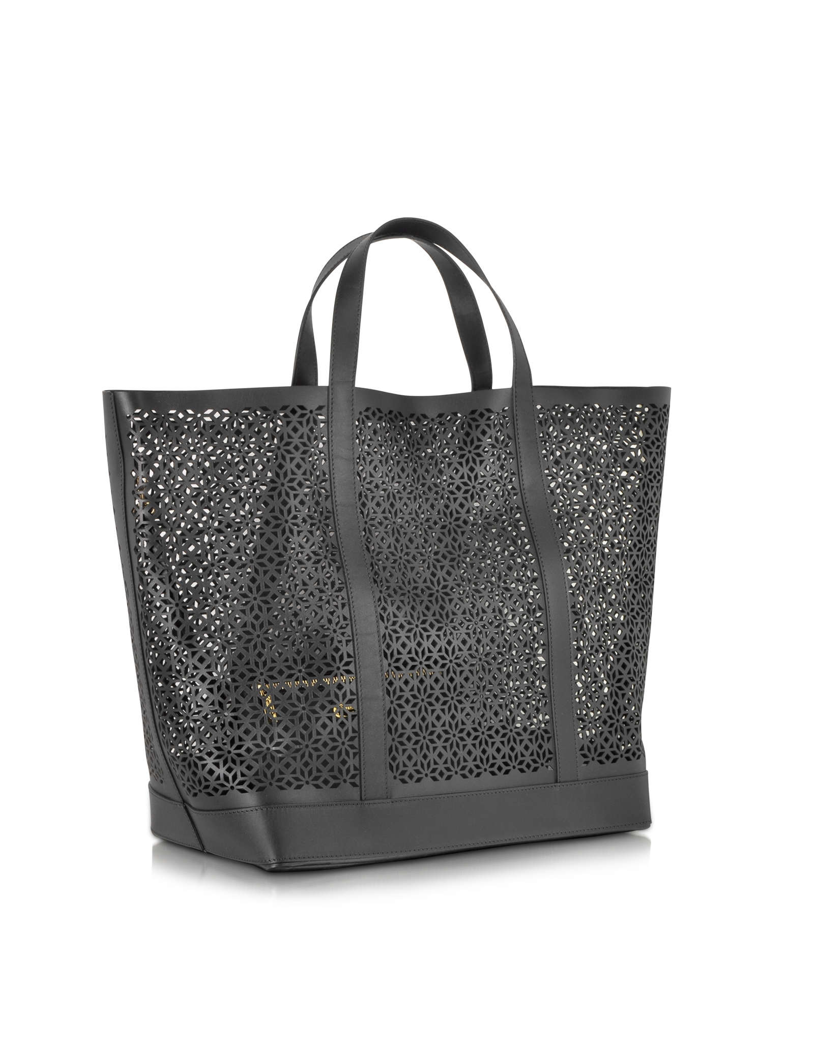 le cabas neve leather tote