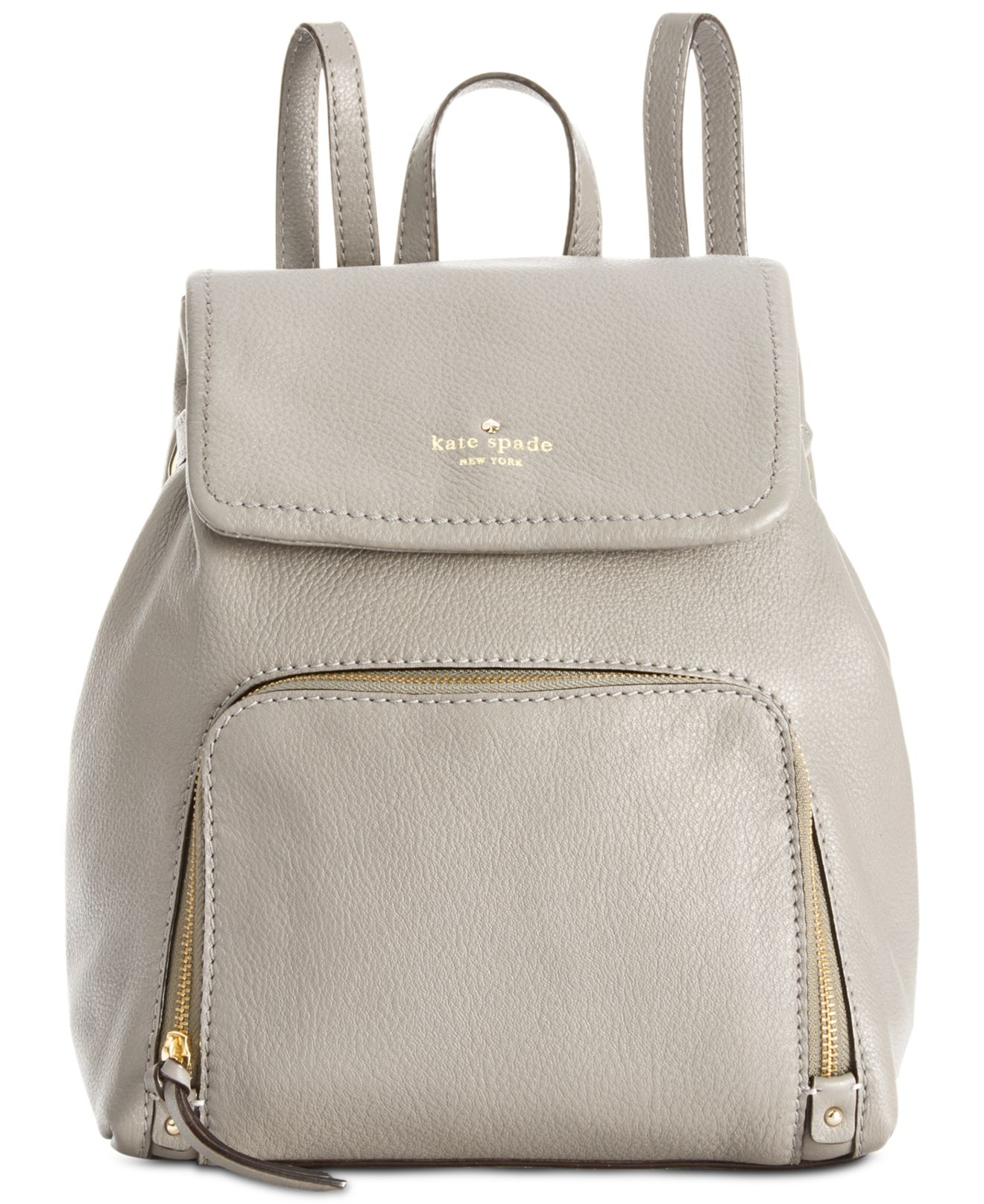 Grey Backpack Purse