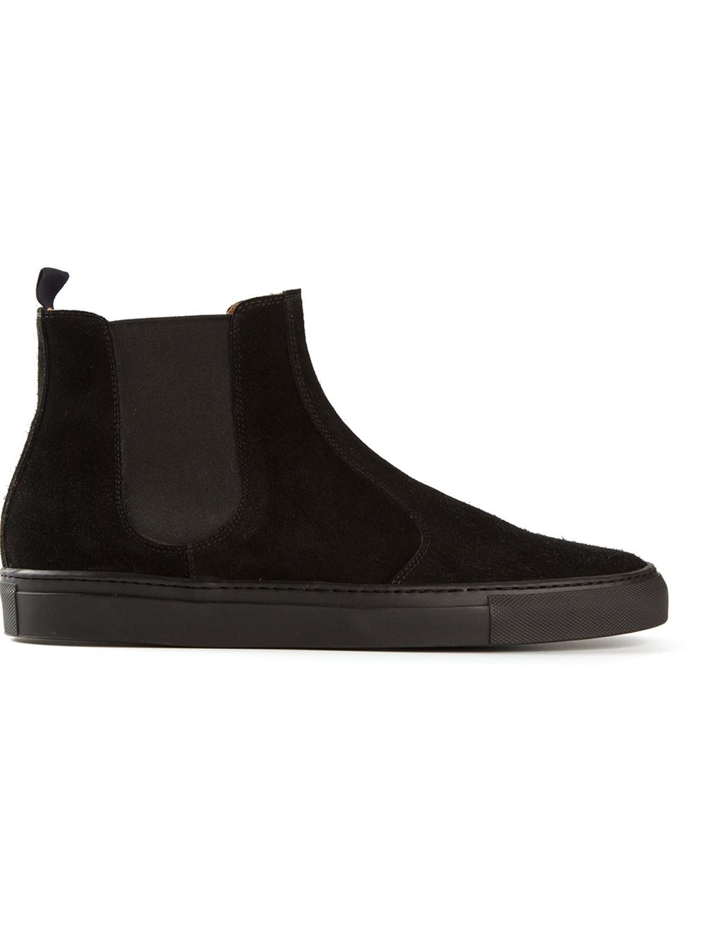 Buttero Hitop Slipon Sneakers in Black for Men Lyst