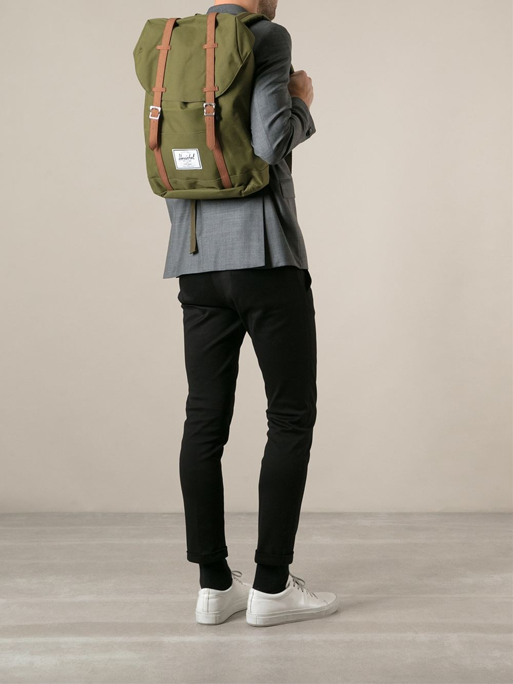 Herschel Supply Co. Mid-volume Little America Backpack in Green for Men -  Lyst