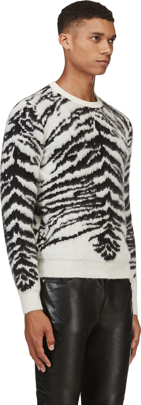 saint laurent tiger sweater