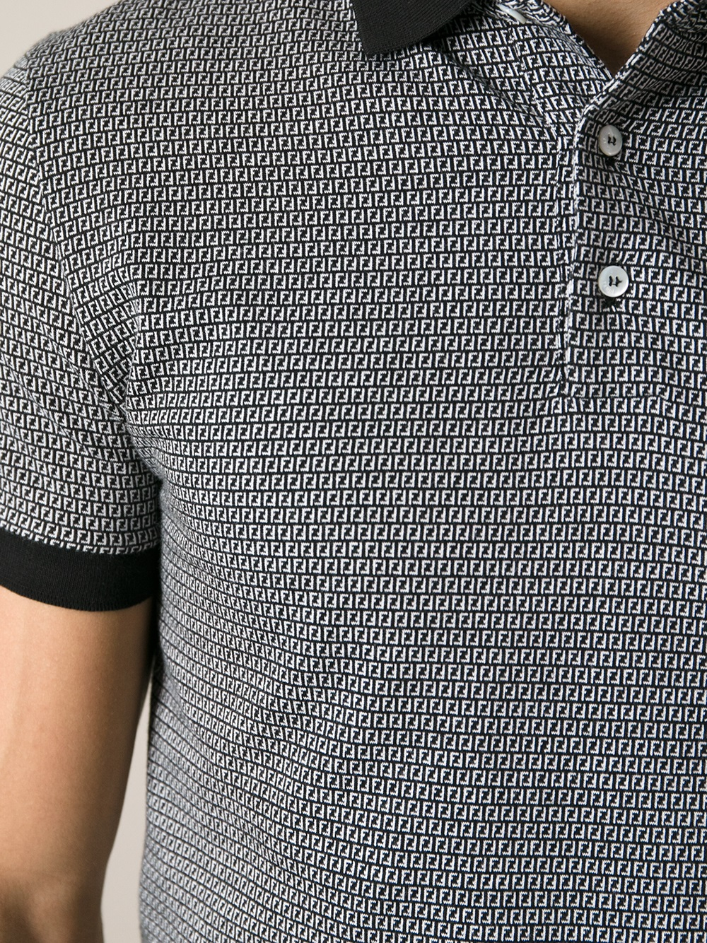 Vintage Fendi Monogram Polo Top | SEMA 