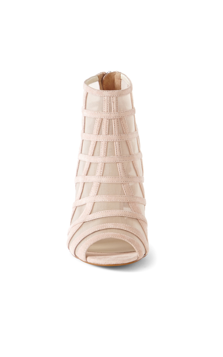 cream shoe boots