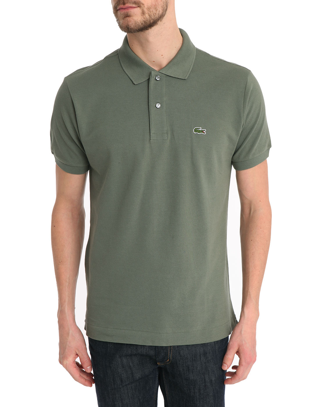 Lacoste Khaki L1212 Mc Polo Shirt in Khaki for Men | Lyst