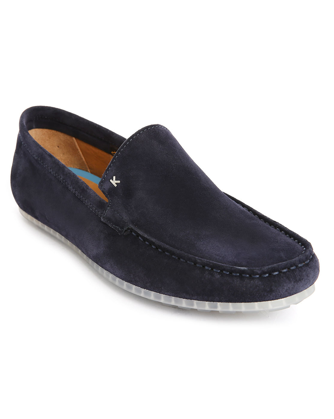 Kenzo Angel Navy Blue Suede Loafers in Blue for Men (navy) | Lyst
