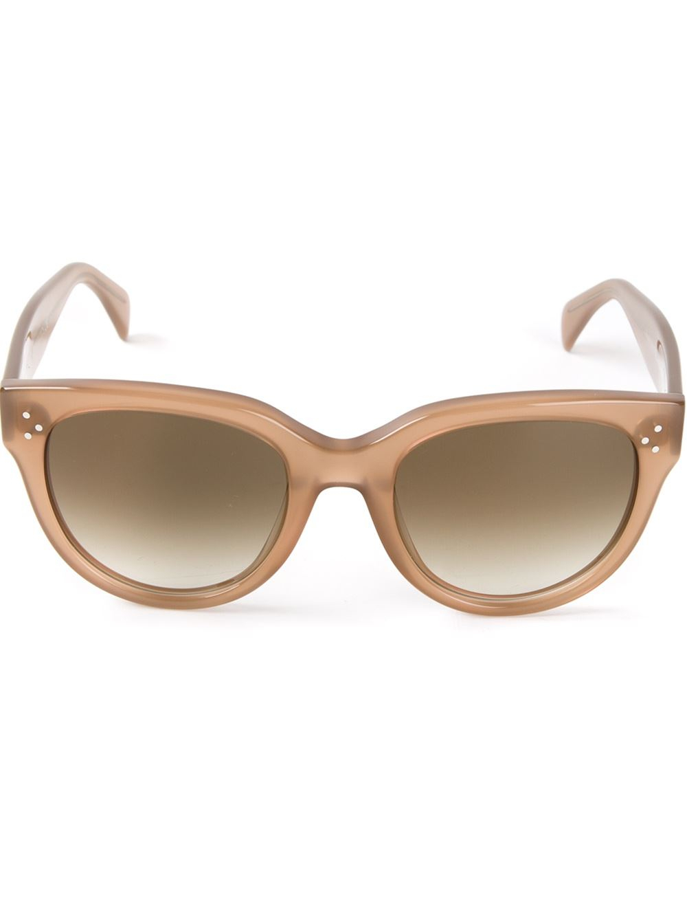Celine Audrey Sunglasses in Natural | Lyst