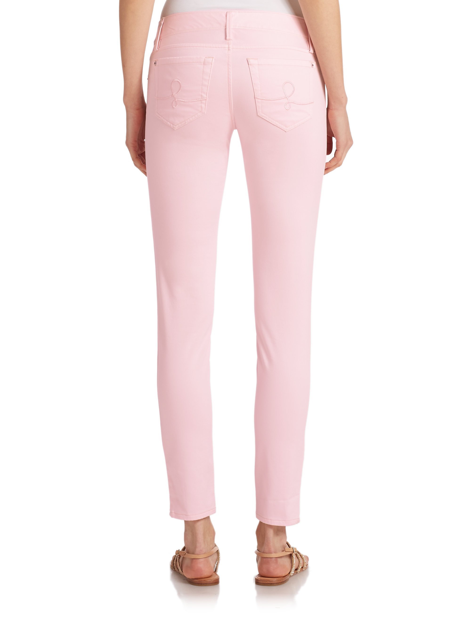 Lilly Pulitzer Worth Skinny Jeans in Pink - Lyst