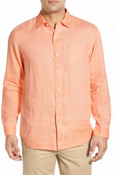 orange tommy bahama shirt