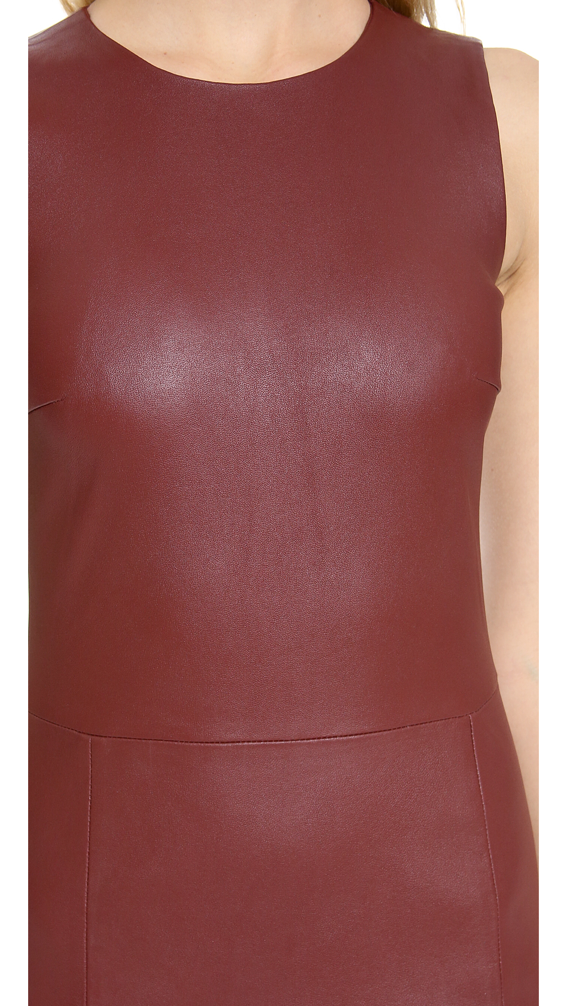 By Malene Birger Iranta Leather Dress Brown Fall | Lyst By Malene Birger Iranta Leather Dress Brown Fall | Lyst