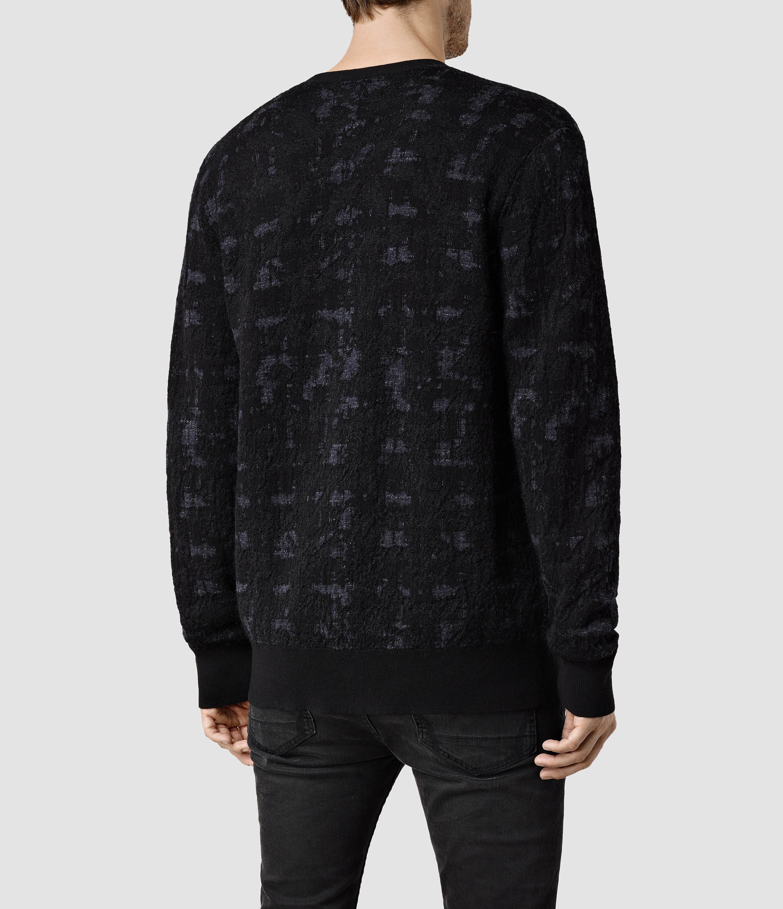 AllSaints Farley Cardigan in Blue for Men Lyst