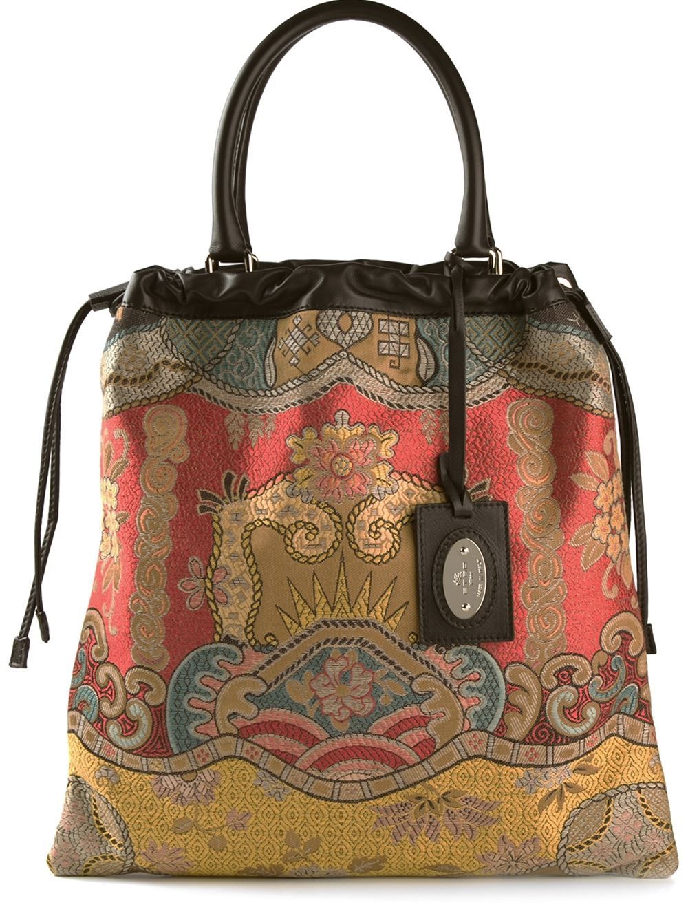 Lyst - Etro Embroidered Tote Bag for Men