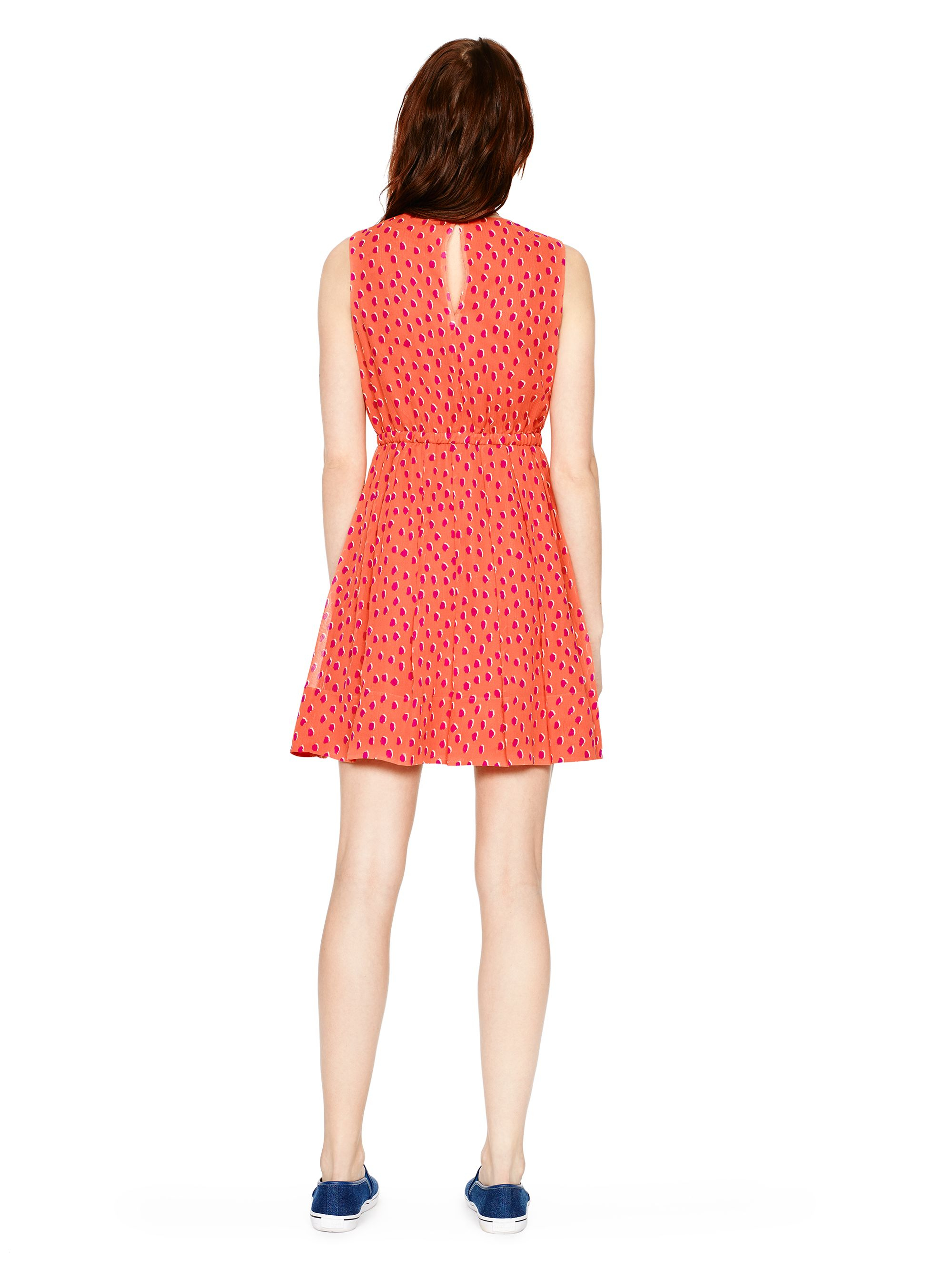 kate spade pink leopard dress