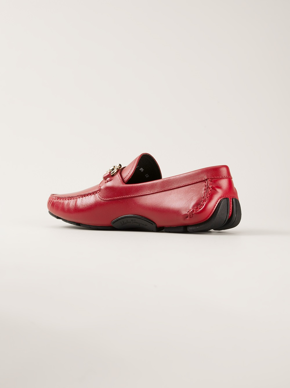 Ferragamo Parigi Driving Shoes in Red for Men | Lyst