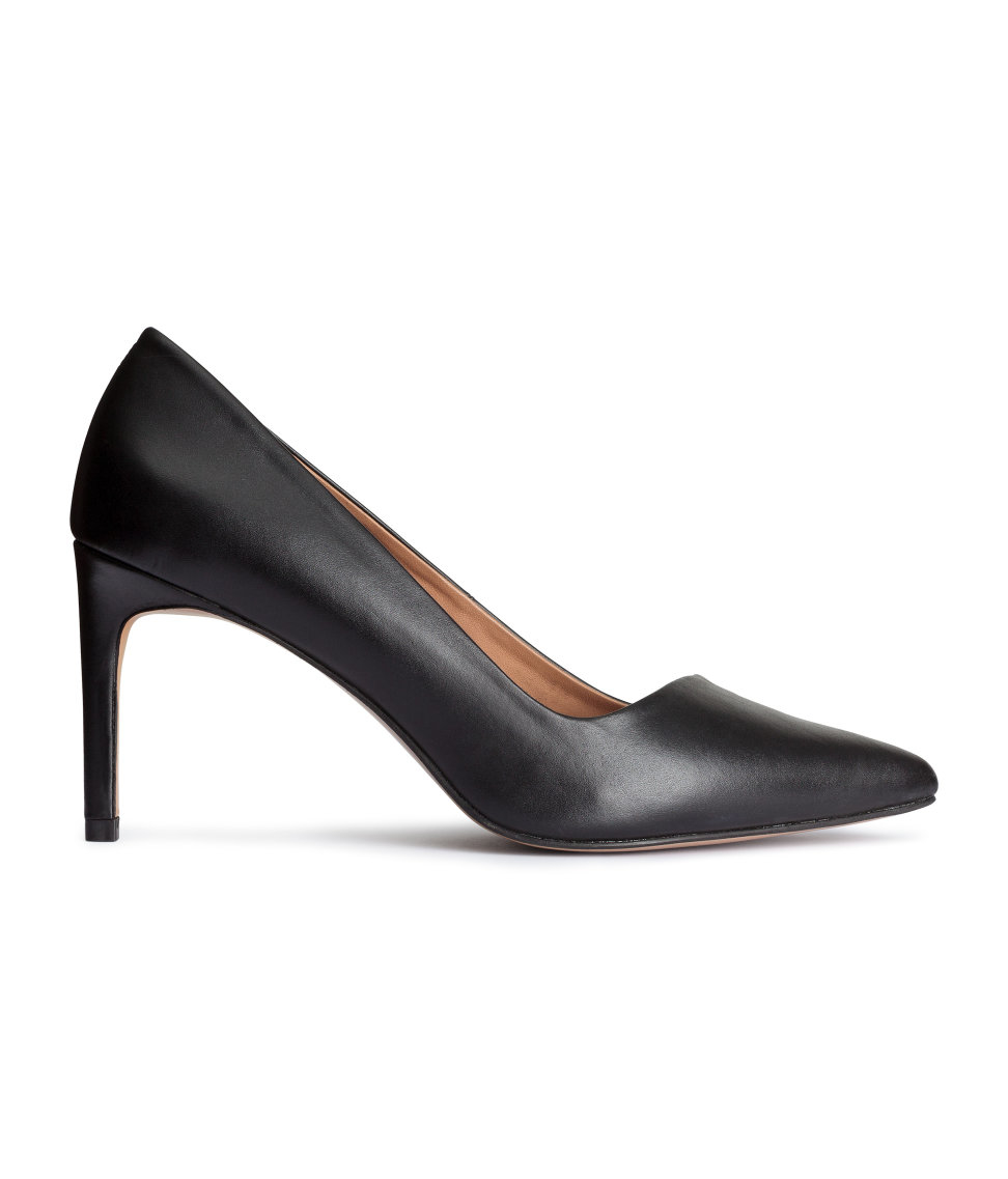 black heels h and m