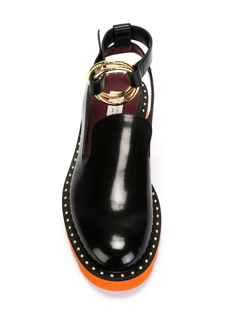 Stella McCartney 'Odette' Ankle Strap Pumps in Black | Lyst