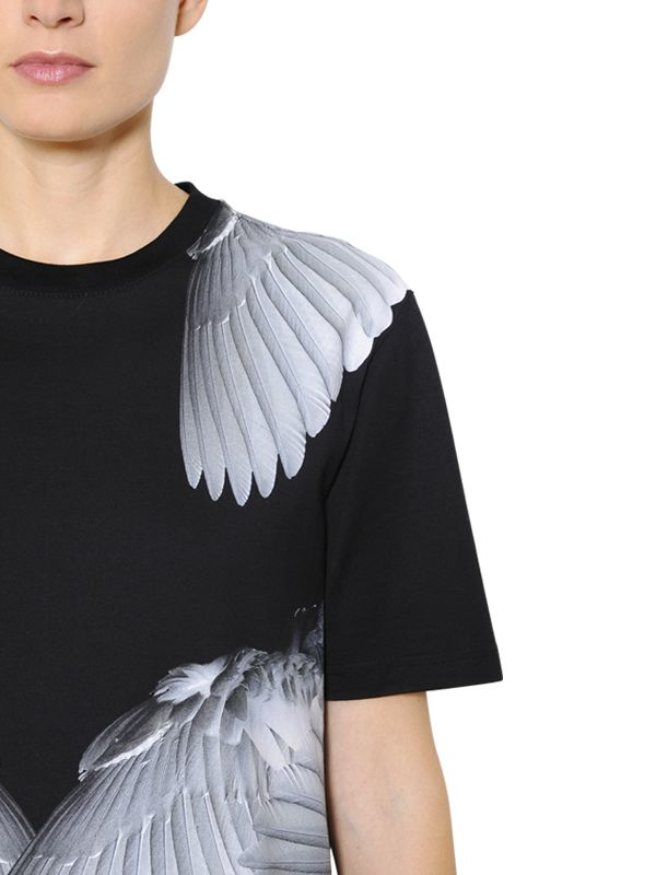 Givenchy Wings Printed Cotton Jersey T 