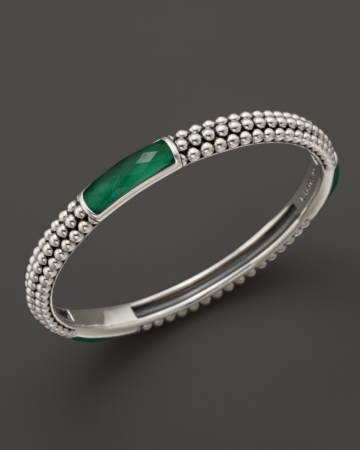 Lagos Malachite Doublet Bracelet in Green | Lyst