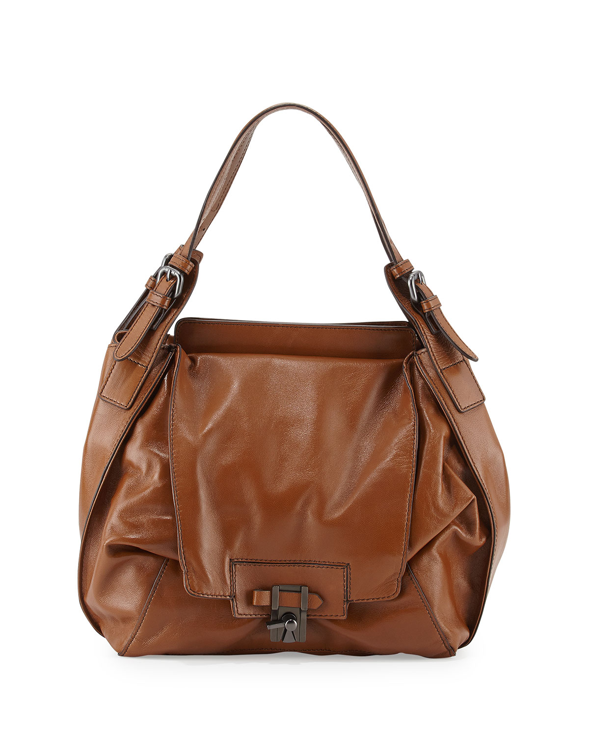 Kooba Valerie Soft Leather Hobo Bag in Brown Lyst