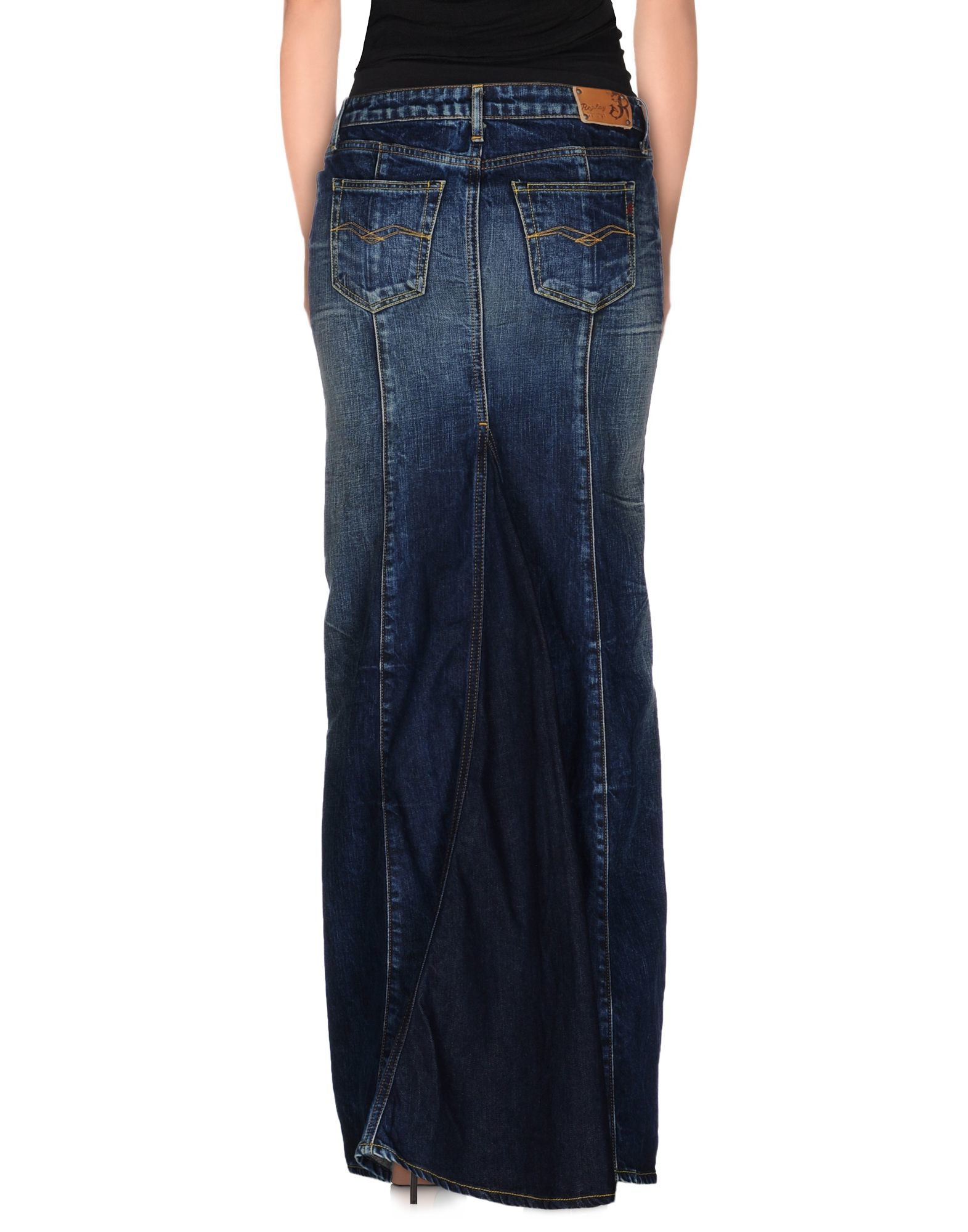 Replay Denim Skirt in Blue Lyst