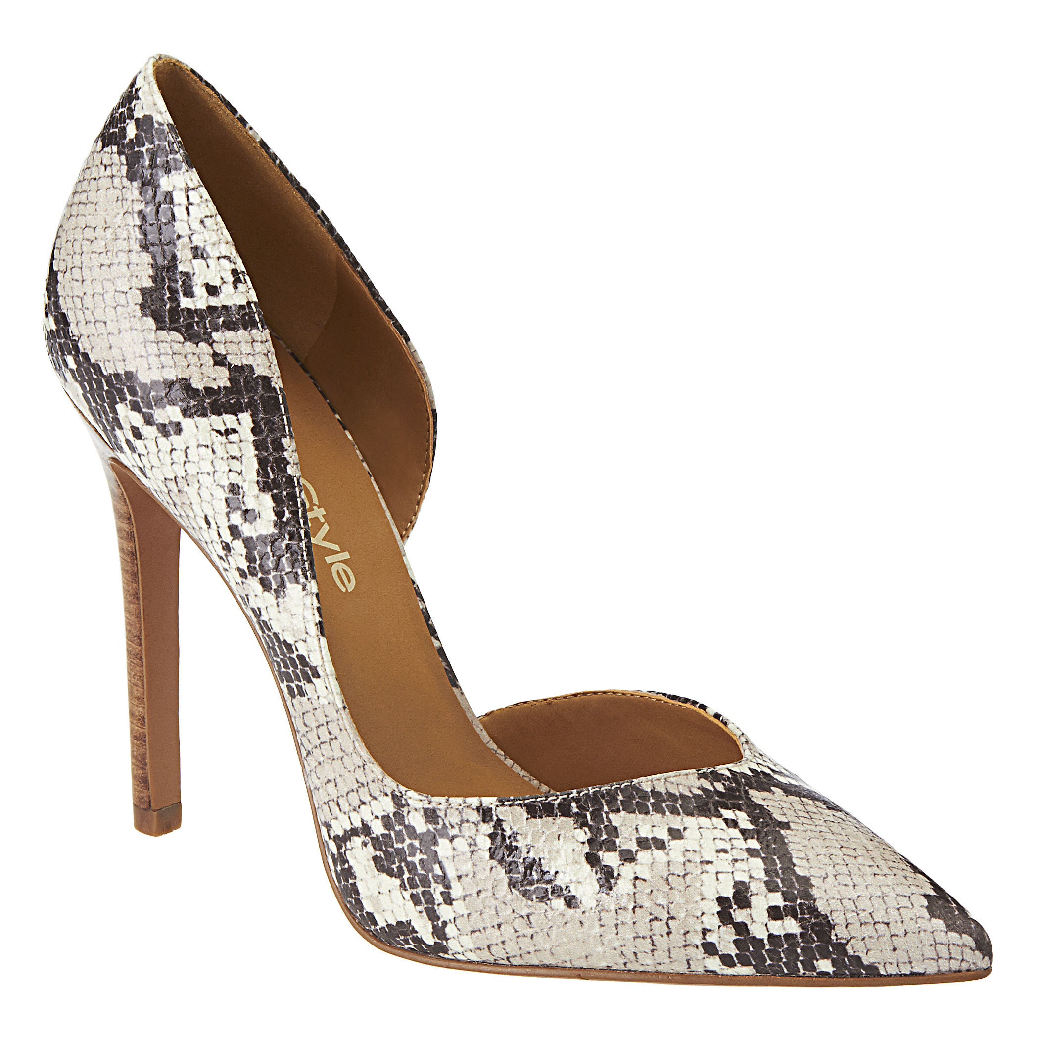 clear heels nine west