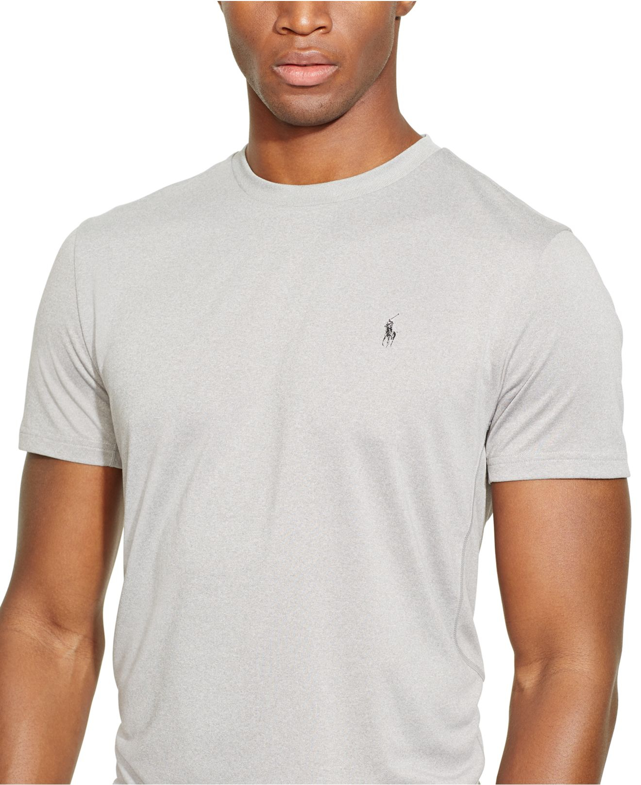 Polo Ralph Lauren Jersey Performance T-Shirt in Gray for Men | Lyst