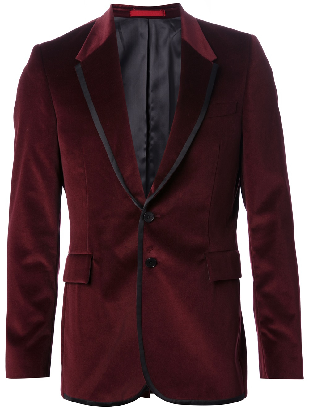 PS by Paul Smith Velvet Jacket in Red for Men Lyst