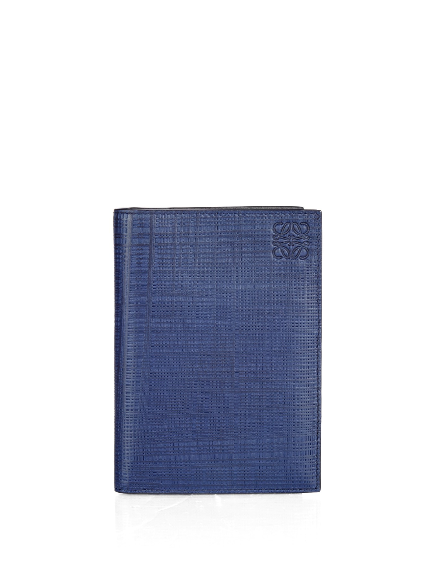 Loewe Textured Leather Passport Holder 