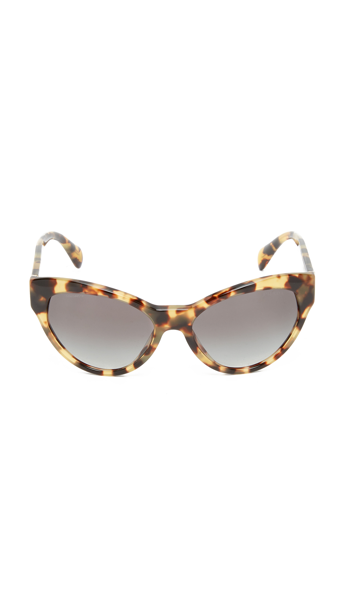prada havana cat eye sunglasses