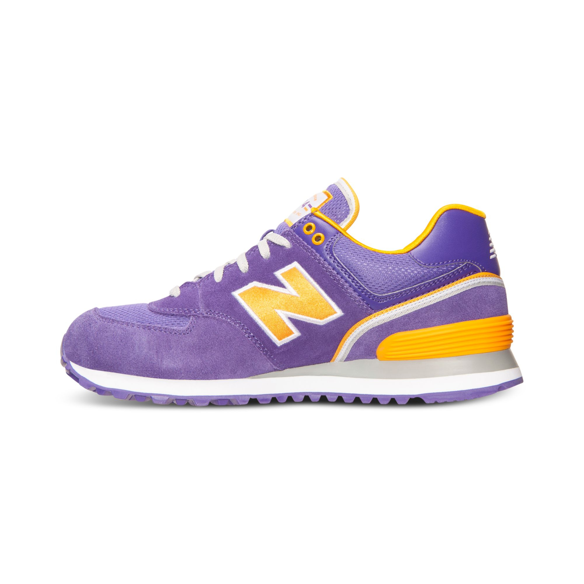 New Balance Mens 574 Stadium Jacket Casual Sneakers From Finish Line in  Purple/Yellow (Purple) for Men | Lyst