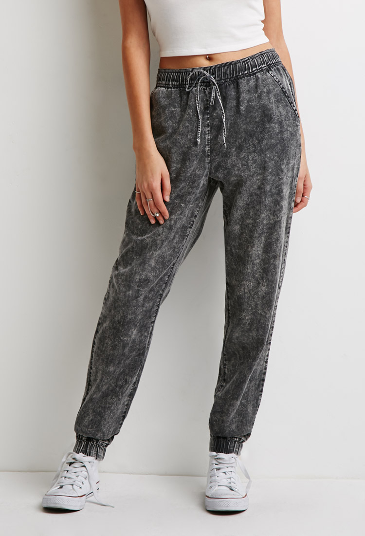 chambray joggers