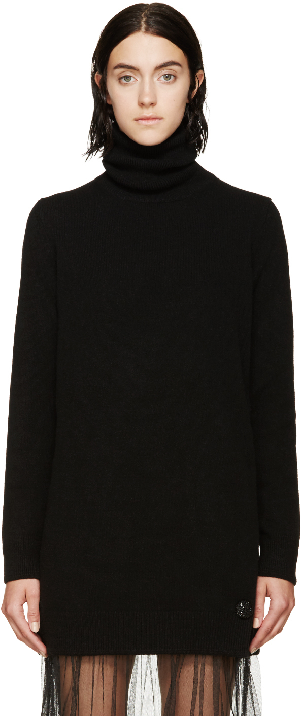 cashmere turtleneck tunic