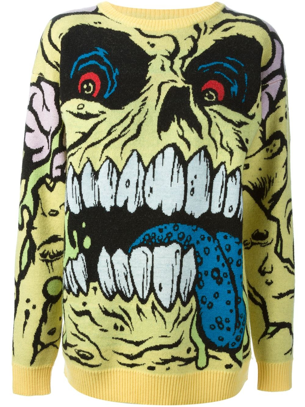 Jeremy Scott Monster Motif Sweater - Lyst