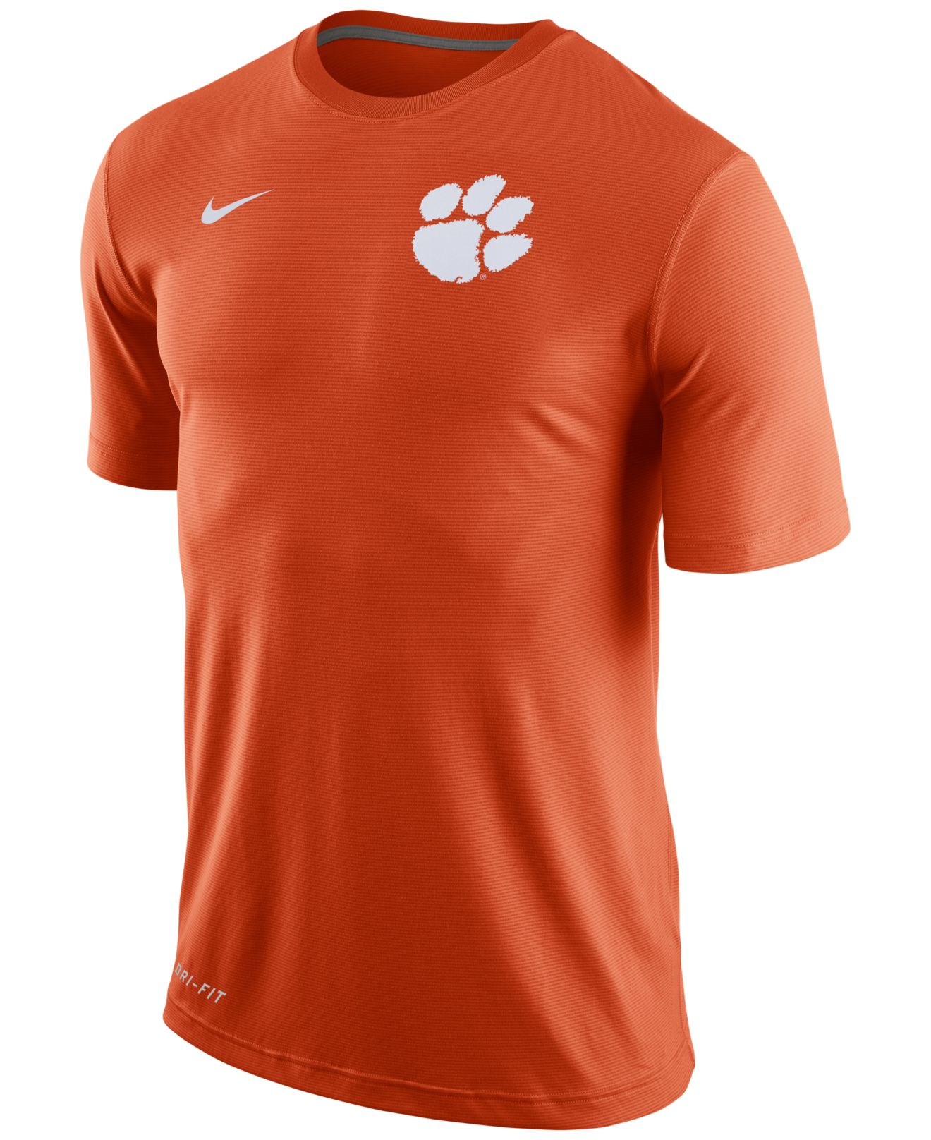 Nike Synthetic Men's Clemson Tigers Stadium Dri-fit Touch T-shirt in ...