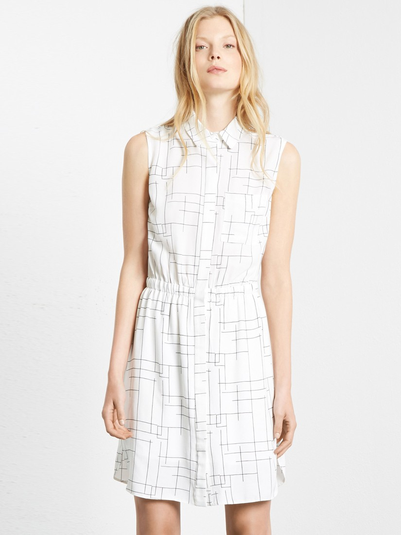 warehouse check dress