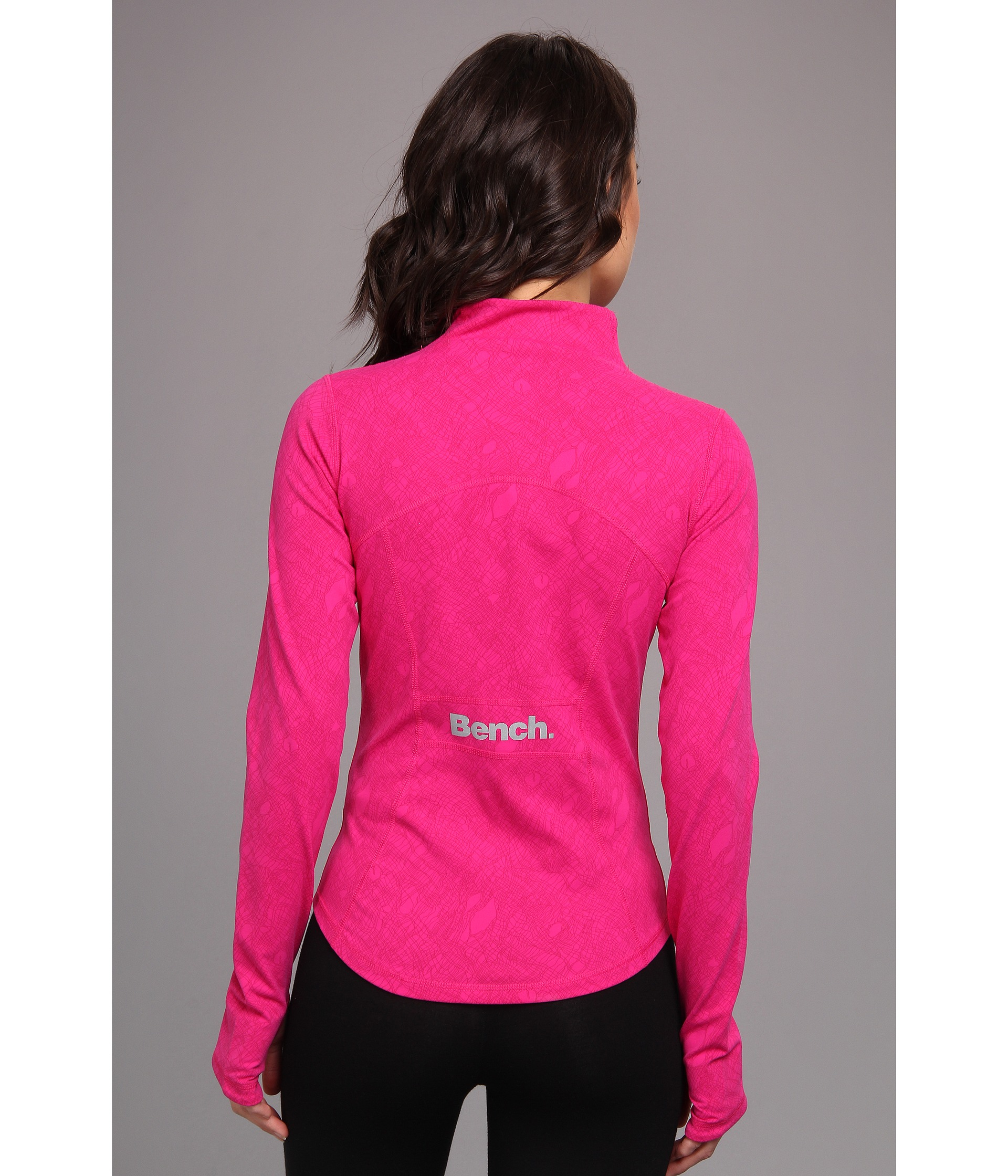 Lyst Bench Funnel Neck Active Jacket B in Pink