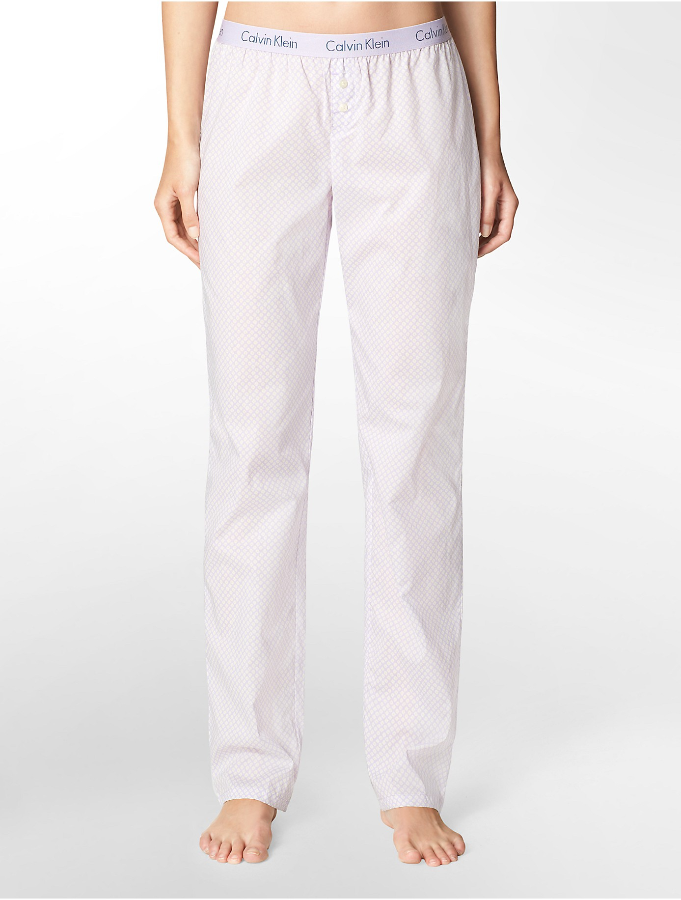 Lyst - Calvin Klein Printed Cotton Pajama Pants in White for Men