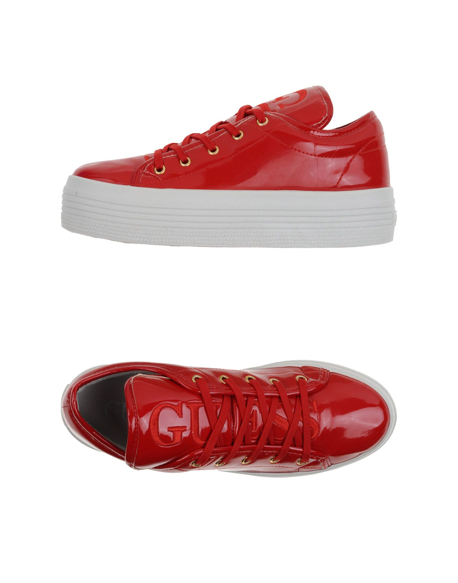 guess trainers red