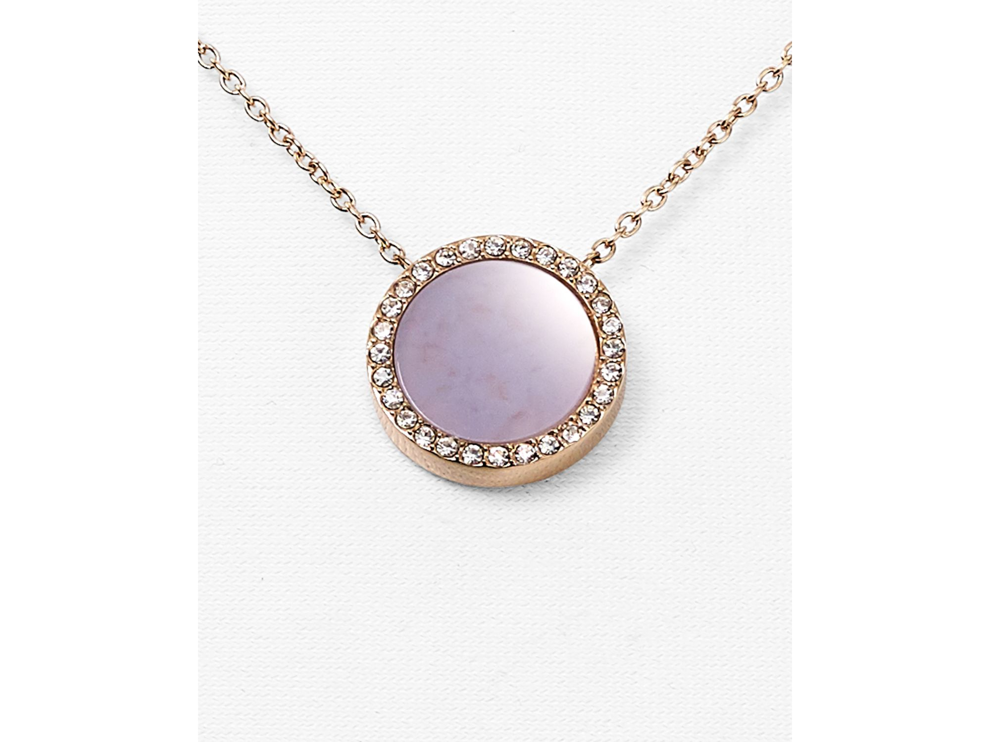 michael kors disc pendant