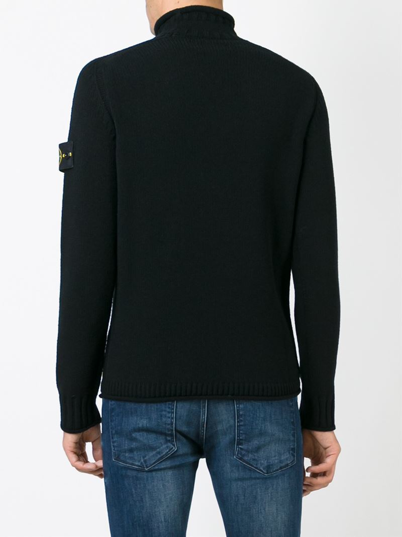 stone island turtleneck jumper
