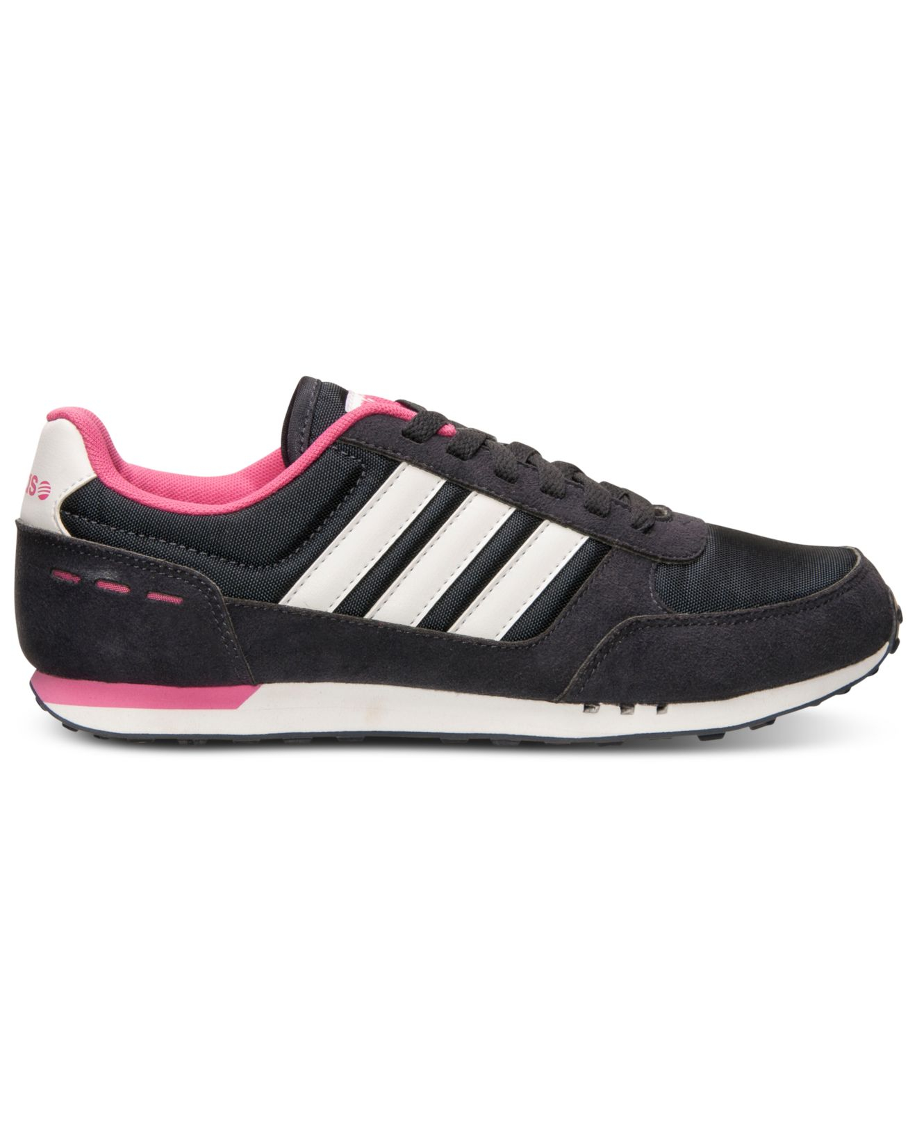 dañar Rechazo comentarista adidas Women's Neo City Racer Casual Sneakers From Finish Line in Black |  Lyst