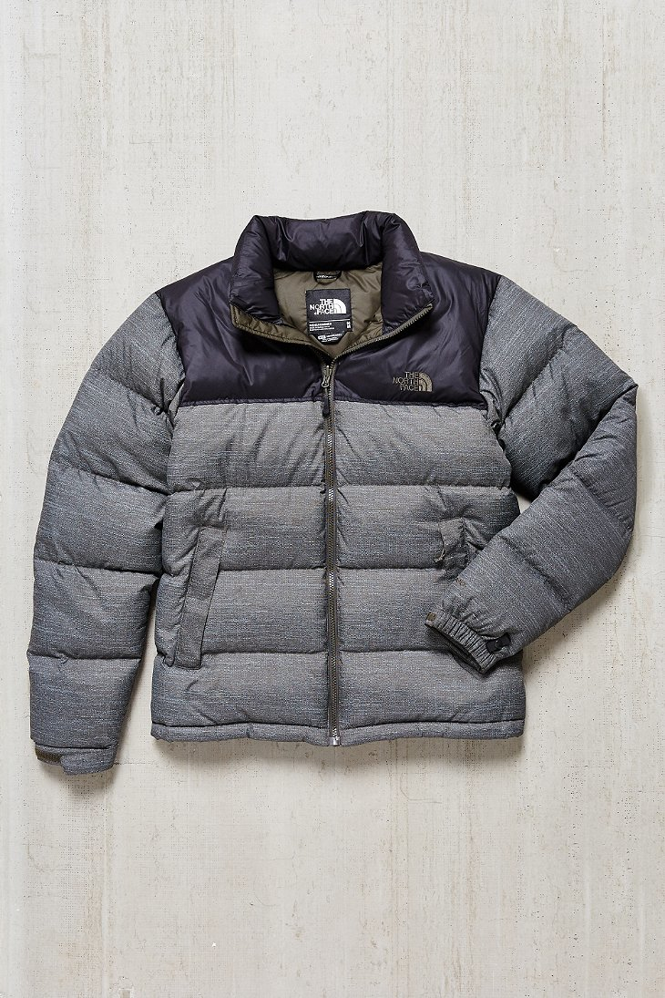The North Face Synthetic Nuptse Jacket in Grey (Gray) for Men - Lyst