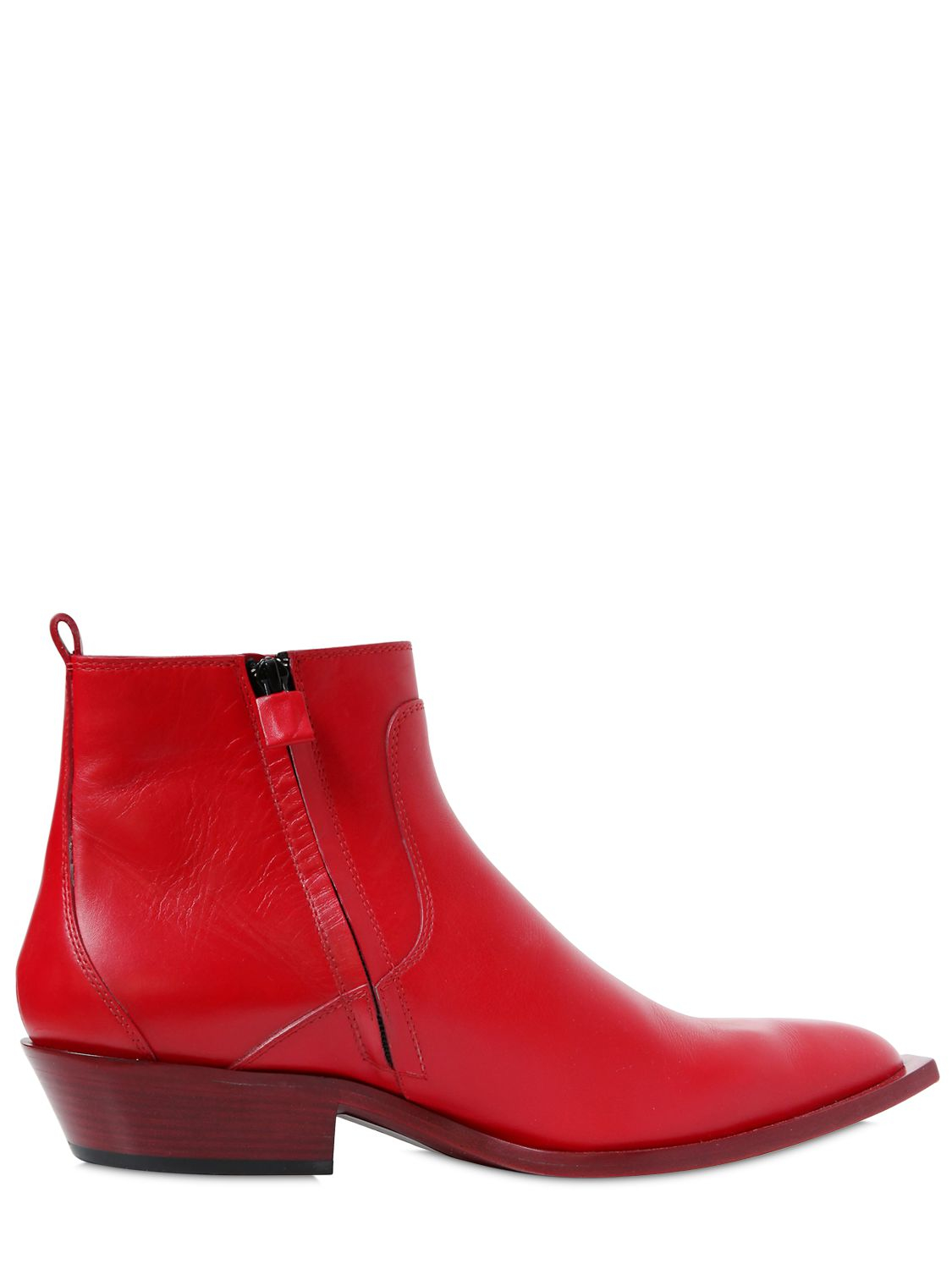 CoSTUME NATIONAL Smooth Ankle in Red for Men | Lyst