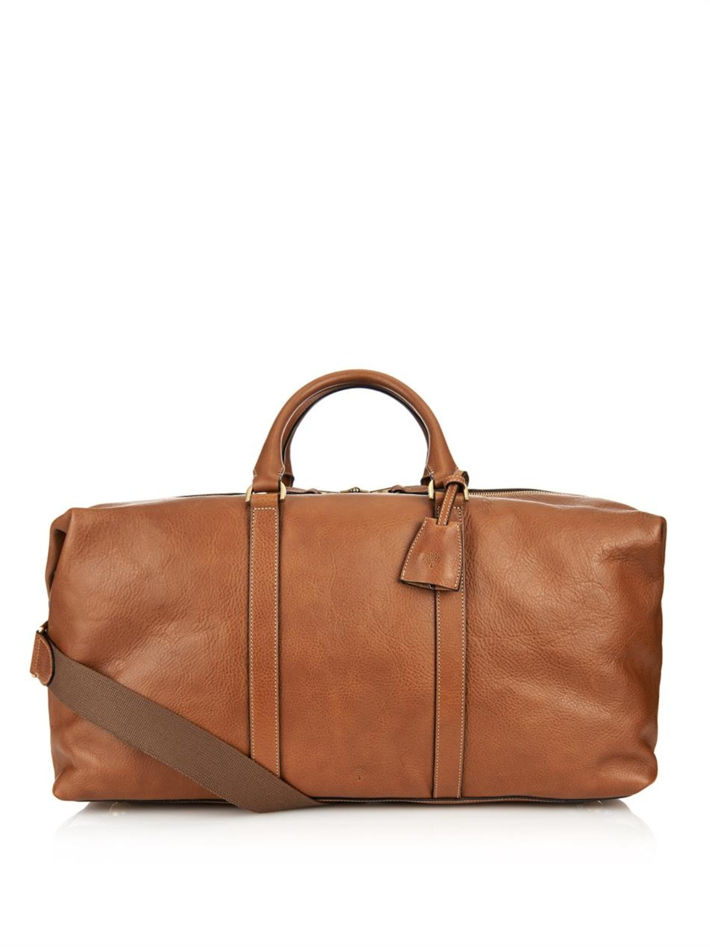 Mulberry Clipper Leather Weekend Bag in Brown for Men | Lyst