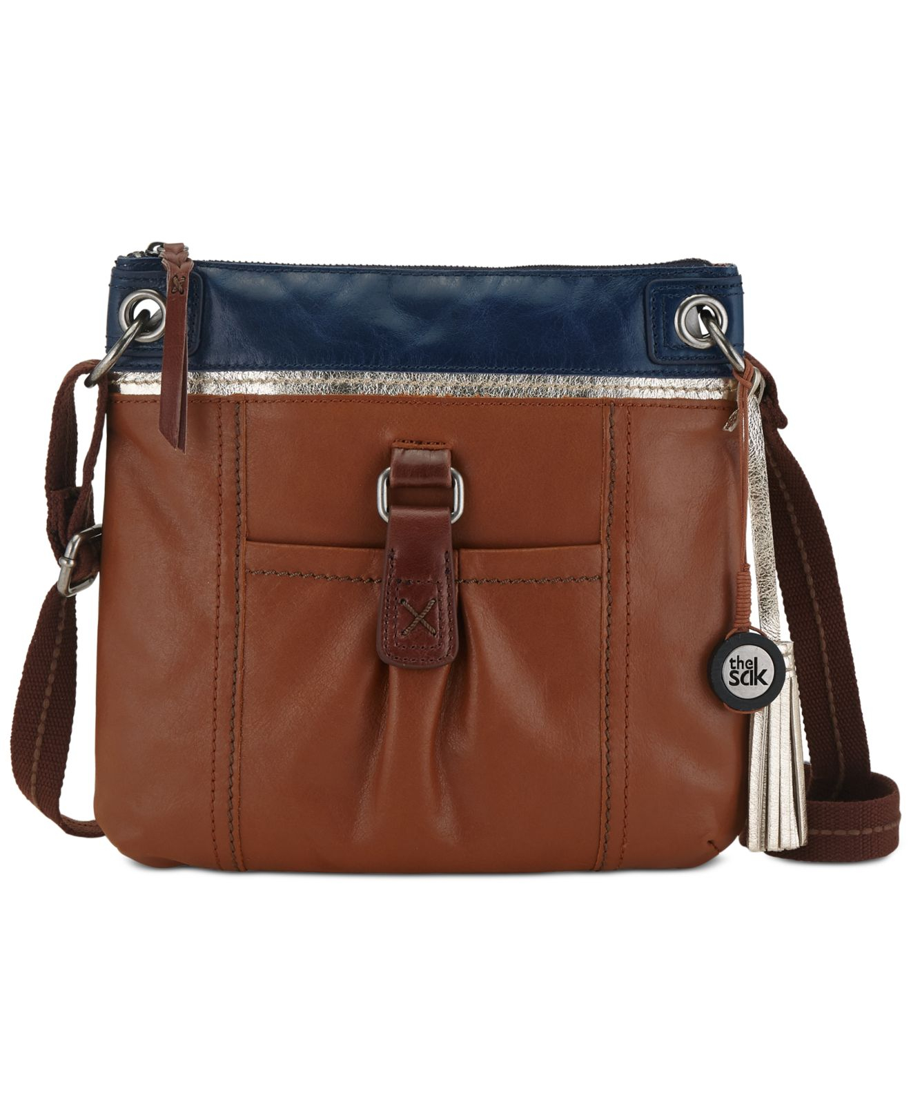 The Sak Brown Kendra Leather Crossbody Lyst
